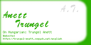 anett trungel business card